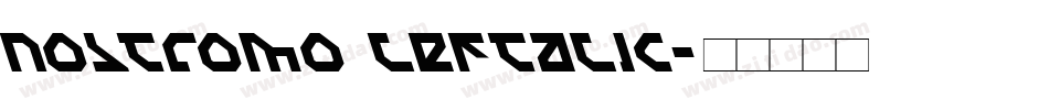 Nostromo Leftalic字体转换